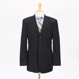 Hugo Boss 40R Gray Solid 3-Button Sport Coat Blazer Jacket O992